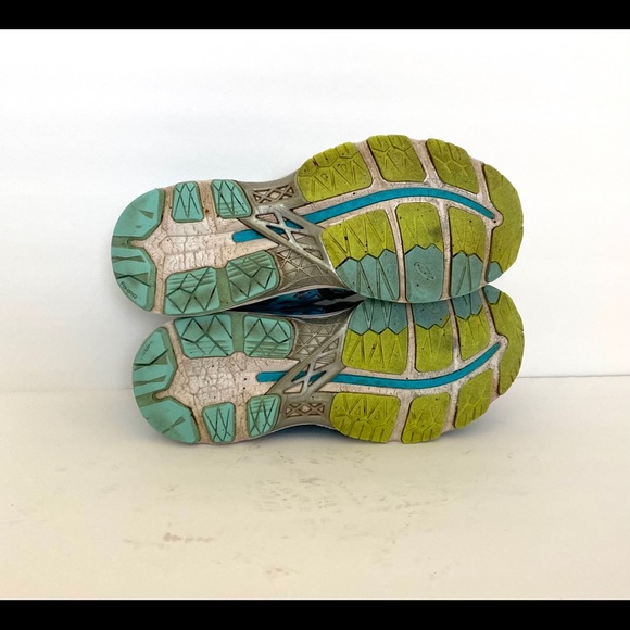 Asics Gel-Kayano 23 Running Shoes Shark-Aruba 7.5 - Picture 5 of 5